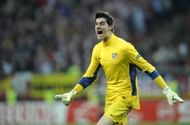 Atletico Madrid's Belgian goalkeeper Thi